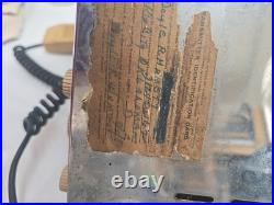 Vintage 70's Town & Country Cb Radio MODEL MC 27 FOR PARTS POWERS ON