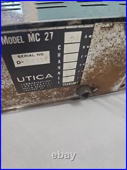 Vintage 70's Town & Country Cb Radio MODEL MC 27 FOR PARTS POWERS ON