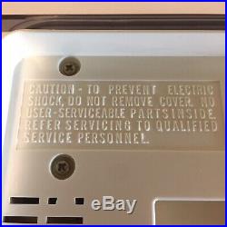 Vintage 73 Panasonic RC-6010 FlipClock Alarm Radio Back To The Future For Parts