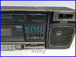 Vintage 80's Sony 3pc AM/FM Cassette-corder Boombox CFS-1010 For Parts