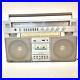 Vintage-80s-Realistic-SCR-8-Stereo-Boombox-Silver-14-778-AS-IS-Parts-or-Repair-01-bkur