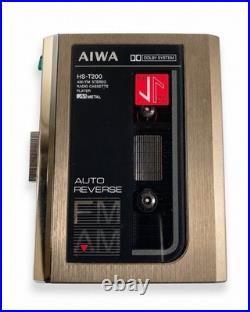 Vintage AIWA HS-T200 AM/FM Auto Reverse Cassette Player Dolby Parts/Repair Vintage AIWA HS-T200 AM/FM Auto Reverse Cassette Player Dolby Parts/Repair