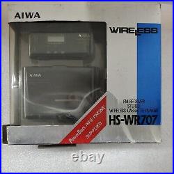 Vintage AIWA HS-WR707. FM Receiver, WIRELESS Stereo Cassette. For Parts Only