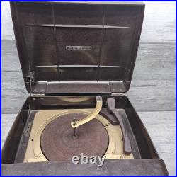 Vintage Admiral Tube Radio 5Y22A N & Multi-Speed Phono Player PARTS REPAIR POWER