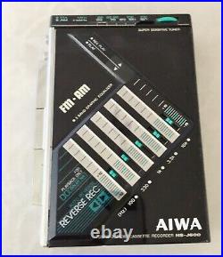 Vintage Aiwa FM/AM Cassette Recorder HS-J600 Walkman for Repair/Parts Japan