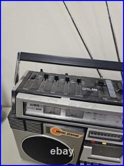 Vintage Aiwa Stereo 945 Radio Tape Deck Parts Or Repair