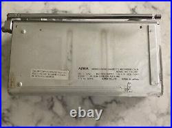 Vintage Aiwa Stereo Walkman Cassette Radio CS-J1SY (For parts or repair)