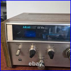 Vintage Akai AA-910 AM/FM Stereo Receiver For Parts AS-IS
