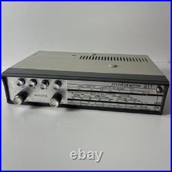 Vintage Akkord Motorette 211 AM FM Radio Made in West Germany Parts Repair
