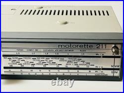 Vintage Akkord Motorette 211 AM FM Radio Made in West Germany Parts Repair
