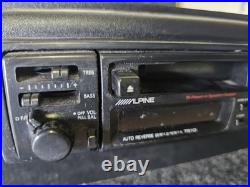 Vintage Alpine 7510 Auto Reverse Cassette Car Stereo AM/FM Radio For Parts
