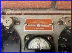 Vintage Antenna Coupler Serial CU-377/UR Channel 1 & 2 Megacycles-Parts Untested