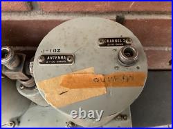 Vintage Antenna Coupler Serial CU-377/UR Channel 1 & 2 Megacycles-Parts Untested
