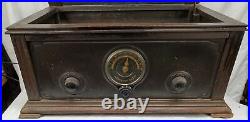 Vintage Antique -1924 Magnavox -TRF5 Tube Mahogany Radio -For Parts or Repair