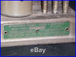 Vintage Antique ATWATER KENT TYPE L Radio Chassis Parts Repair TUBES Model 74
