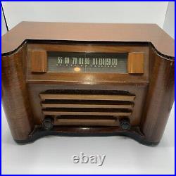 Vintage Antique Radio Silvertone Model 6051 Wood Tabletop 1946/47 Sears Parts