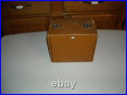 Vintage Antique Trav-Ler Superheterodyne 4 Tube Radio UNTESTED PARTS OR REPAIR