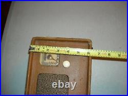 Vintage Antique Trav-Ler Superheterodyne 4 Tube Radio UNTESTED PARTS OR REPAIR