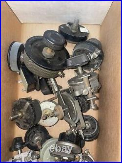 Vintage Antique radio parts, Potentiometers as shown