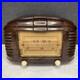 Vintage-Astor-Mickey-Art-Deco-Tube-Radio-Brown-Bakelite-FOR-PARTS-REPAIR-01-axu