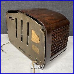 Vintage Astor Mickey Art Deco Tube Radio Brown Bakelite FOR PARTS/REPAIR