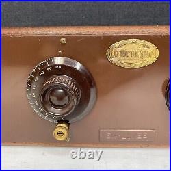 Vintage Atwater Kent Model 30 Antique Tube Radio FOR PARTS/REPAIR