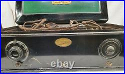 Vintage -Atwater Kent Radio -Model 44 Metal Case, Tube Radio Parts or Repair