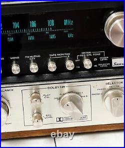 Vintage Audiophile Sansui 9090DB AM/FM Receiver Powers ON Parts or Repair