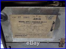 Vintage Bakelite 1947 Motorola 27644 67F11 HS-63 Tube Radio Record Player Parts