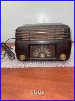 Vintage Bakelite General Electric GE Tube Radio Model 100 Parts Or Restore