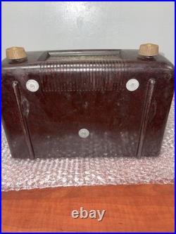 Vintage Bakelite General Electric GE Tube Radio Model 100 Parts Or Restore