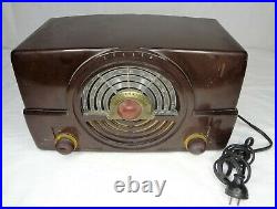 Vintage Bakelite Zenith Tone Register Tube Radio Model 7H920-FOR PARTS ONLY