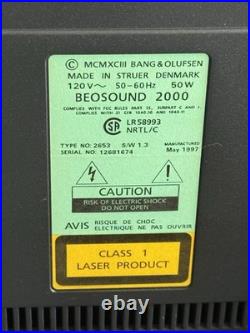 Vintage Bang & Olufsen BeoSound 2000 Century CD Tape Radio Aux As Is For Parts