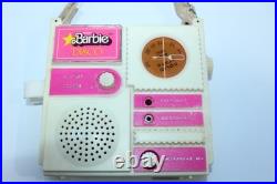 Vintage Barbie Disco Radio Solid State AM With Carry Strap Untested Parts Repair