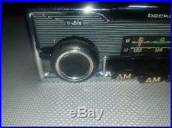Vintage Becker Europa Car Radio, tested, Porsche, Mercedes, bmw, must Read
