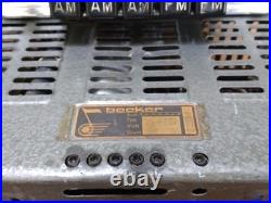 Vintage Becker Europa Tube Style Radio Stereo For parts or Repair