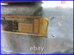 Vintage Becker Europa Tube Style Radio Stereo For parts or Repair