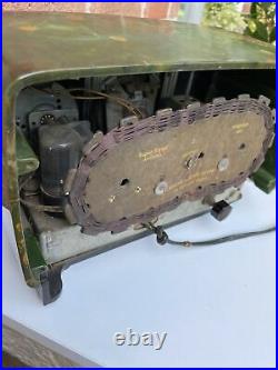 Vintage Bendix 526C Green Swirl Catalin Tube Radio for Parts / Restoration Works