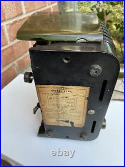 Vintage Bendix 526C Green Swirl Catalin Tube Radio for Parts / Restoration Works