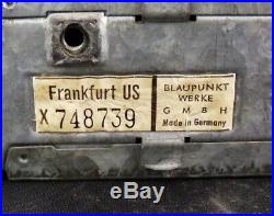 Vintage Blaupunkt Frankfurt Us Used Am/fm/sw Car Radio Porsche Mercedes Bmw