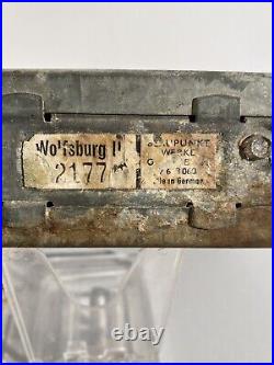 Vintage Blaupunkt Wolfsburg III 12V 111035101A VW Bug Radio For Parts