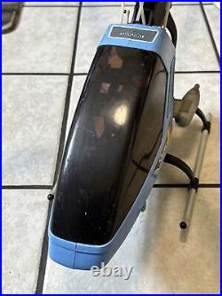 Vintage Blue Hirobo Shuttle Radio Controlled Helicopter FOR PARTS ONLY