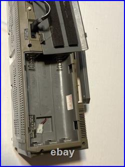 Vintage Boombox Emerson Model 450 With Black And White TV Set Parts Or Repair