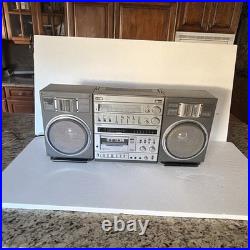 Vintage Boombox FISHER PH490K PH-490 Stereo Cassette Radio For Parts Or Repair