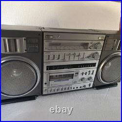 Vintage Boombox FISHER PH490K PH-490 Stereo Cassette Radio For Parts Or Repair