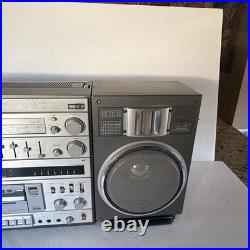Vintage Boombox FISHER PH490K PH-490 Stereo Cassette Radio For Parts Or Repair