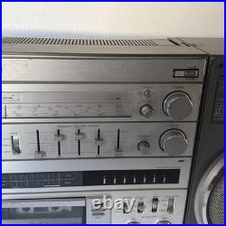 Vintage Boombox FISHER PH490K PH-490 Stereo Cassette Radio For Parts Or Repair