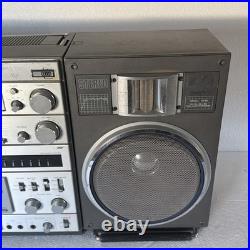 Vintage Boombox FISHER PH490K PH-490 Stereo Cassette Radio For Parts Or Repair