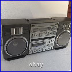 Vintage Boombox FISHER PH490K PH-490 Stereo Cassette Radio For Parts Or Repair
