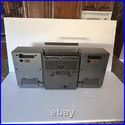 Vintage Boombox FISHER PH490K PH-490 Stereo Cassette Radio For Parts Or Repair
